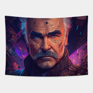 Burt Reynolds Digital art Illustration - FanArt Tapestry