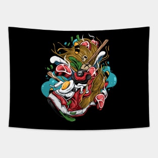 Noodle With Shoes Tapestry