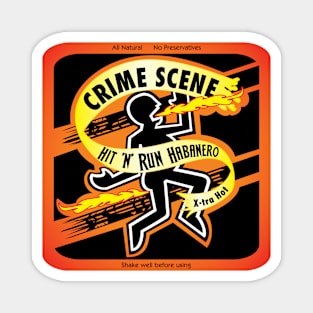 Crime Scene (Square) Magnet