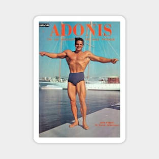 ADONIS - Vintage Physique Muscle Male Model Magazine Cover Magnet