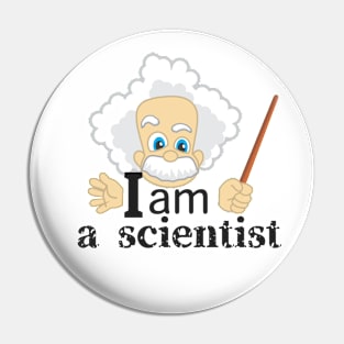 I am a scientist Pin