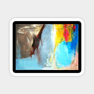 Abstract June Magnet