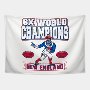 Patriots 2019 Championship Graphic 4 Tapestry