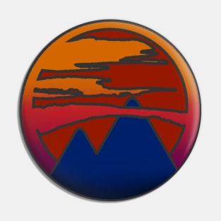 Sunset Pin