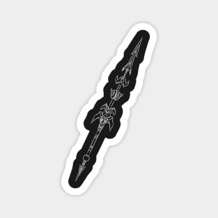 Jarvan IV Spear (White) Magnet