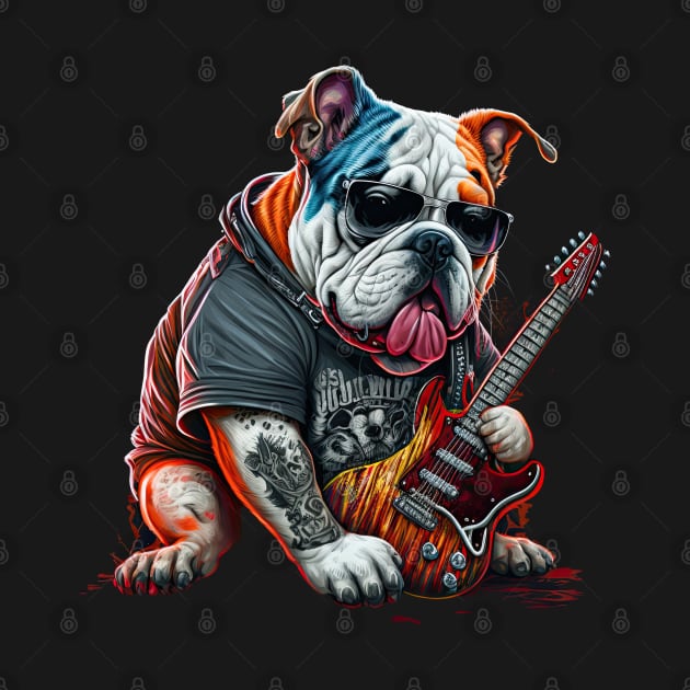 Bulldog Rocker by JayD World