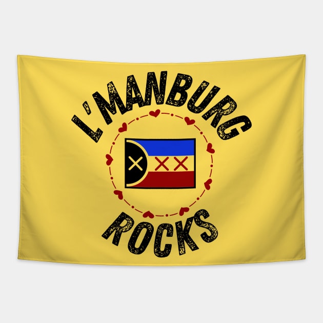 Cute L'manburg Rocks Tapestry by The Sober Art