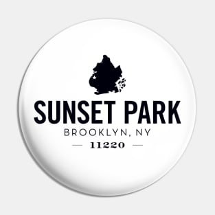 Sunset Park (black) Pin