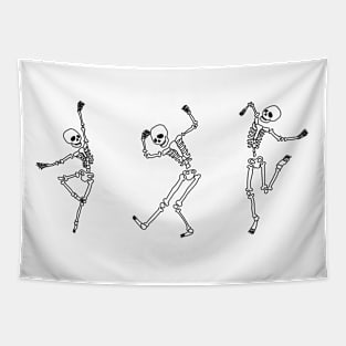 Dancing Skulls Tapestry