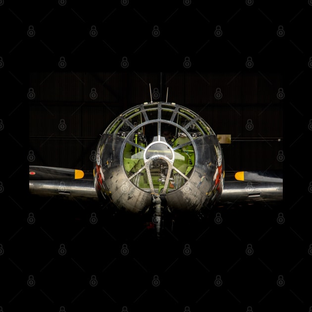 B-29 Superfortress Head-On by acefox1