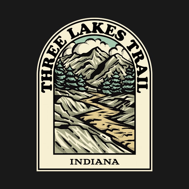 Three Lakes Trail Indiana hiking backpacking trail by HalpinDesign