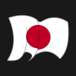 flag of Japan - sports, flags, and culture inspired designs T-Shirt