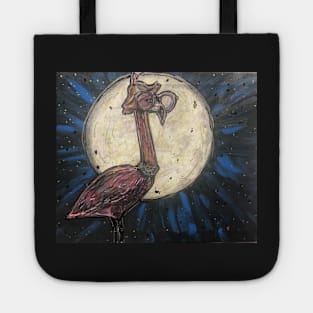 Moonlight flamingo Tote