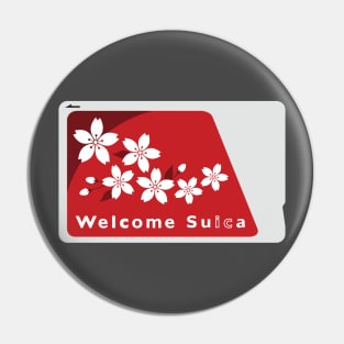 Welcome Suica Pin