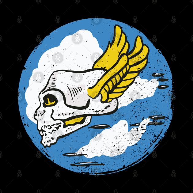 85th Fighter Squadron WWII Vintage Insignia by Mandra