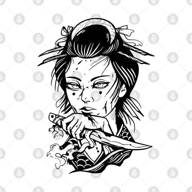 Geisha by Digent.ink by uongduythien@gmail.com