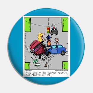 Police officer cartoons Pin