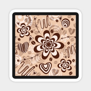 Chocolate cream and coffee Magnet