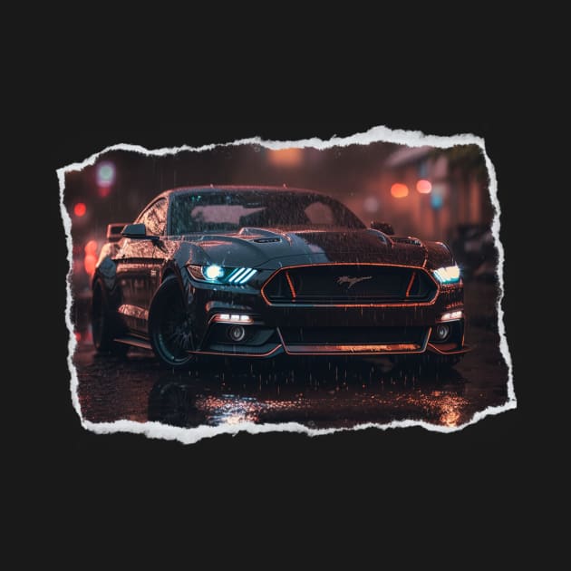 Mustang Inspired Glossy Black Sports Car by I'm Feeling Great!