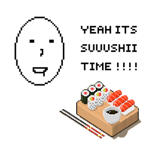 PIXEL ART SUSHI TIME FUNNY T-Shirt