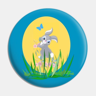 Yellow Easter egg Pin