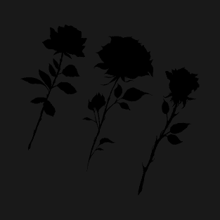 Simple Rose Silhouette PACK T-Shirt