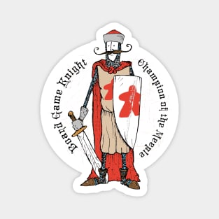 Board Game Knight Medallion Magnet