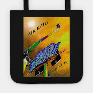 Air Raid the ride poster art Tote