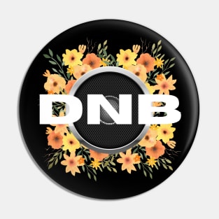 DNB - Bass Flowers Pin