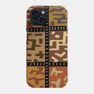 African Tribal BaKuba Folk Art Phone Case