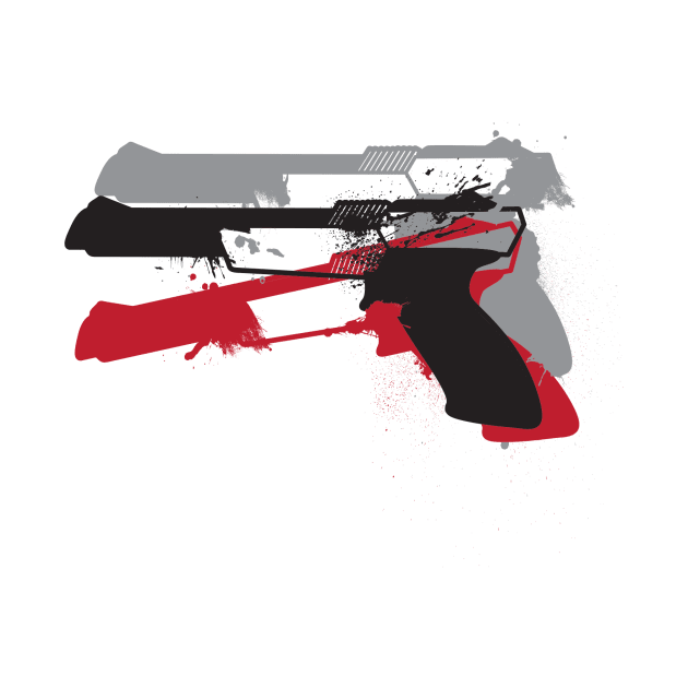 Pop Art Gamer Guns by finkgraphics