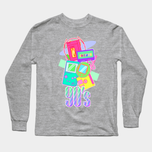 90s Nostalgia Long Sleeve T-Shirts 