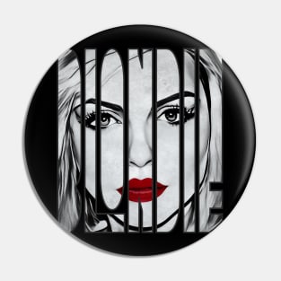 Debbie Harry Blondie Pop Art Vintage Style Pin