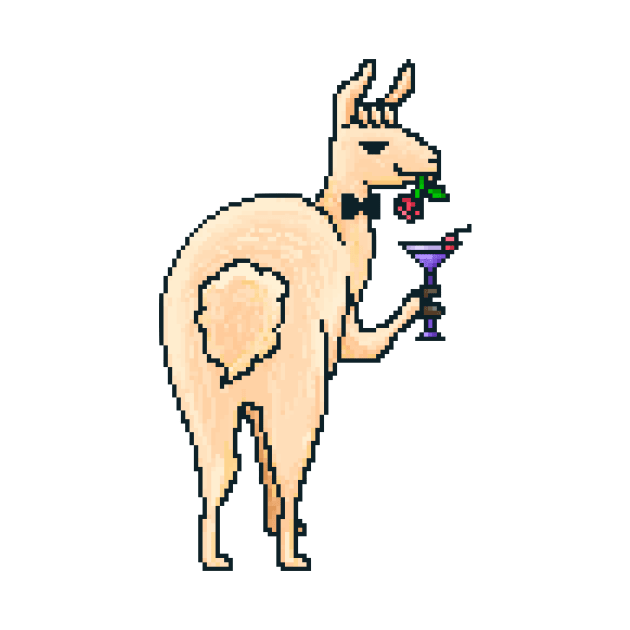 Llama. The cool llama. by TheAlbinoSnowman