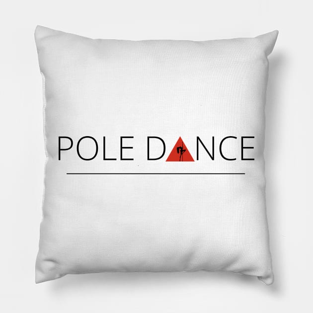 Pole Dance Pillow by LifeSimpliCity