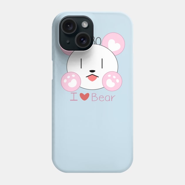 I Love Bear Bang Dream Hello Happy World Okusawa Misaki Phone Case by naderu