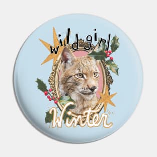 Wild Girl Winter Pin