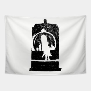 Hell Bent Silhouette Tapestry