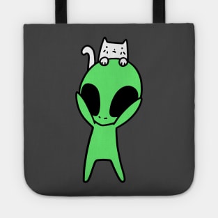 Cat and Alien Tote