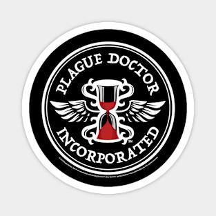 Plague Doctor, Inc.™ Dark Logo Magnet