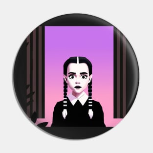 Wednesday Addams Pin