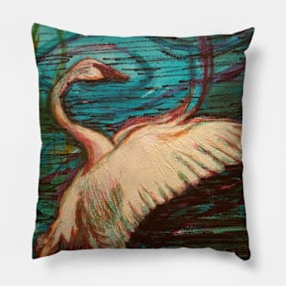 Swan Versus The Rest Of The World Pillow