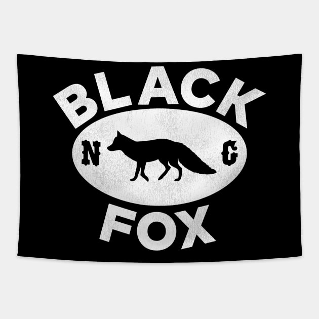 Defunct New Glasgow Black Foxes Hockey Team Tapestry by Defunctland