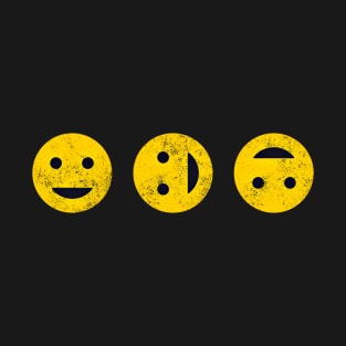 Smiley face rolling T-Shirt