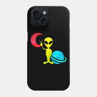 Alien in Space Phone Case