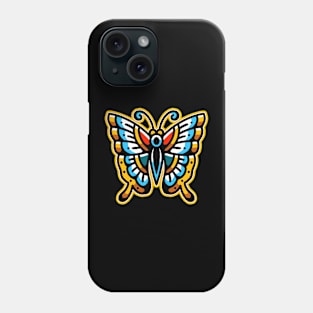 butterfly tattoo Phone Case