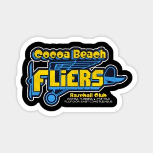 Cocoa Beach Fliers Baseball Team Magnet