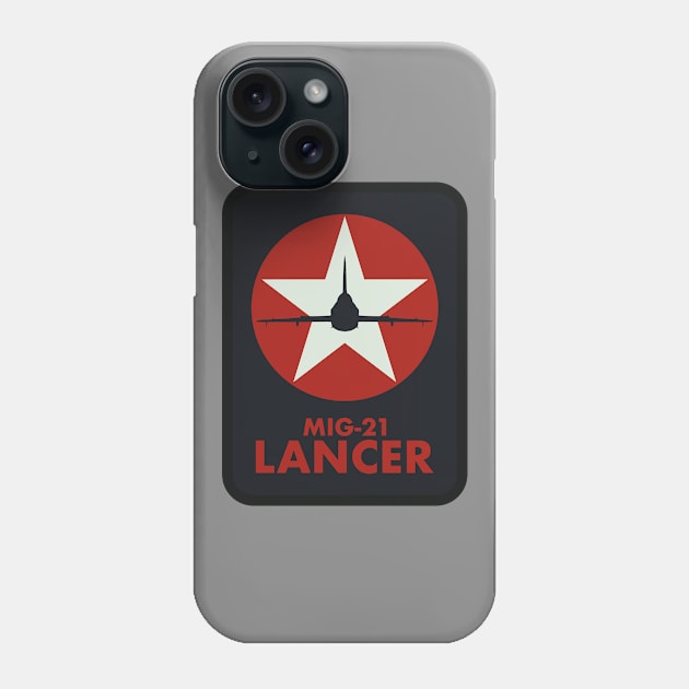 MIG-21 Lancer Phone Case by Tailgunnerstudios