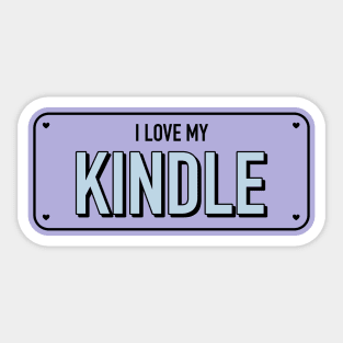 In My Kindle Era / Bookish Aesthetic Pastel Colors Quote Sticker for Sale  by Latinoladas