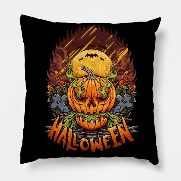Halloween Pillow by Arjanaproject